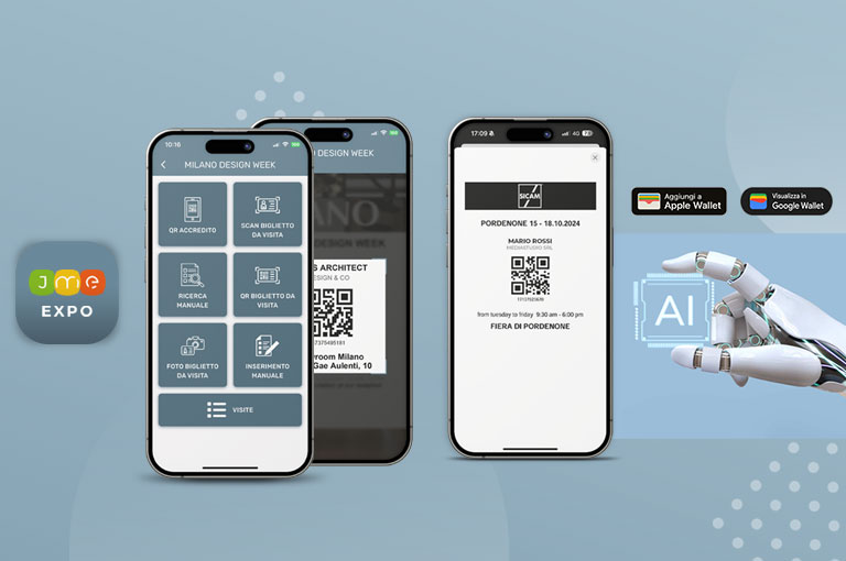 Gestisci i tuoi Eventi con facilità con l’App JME EXPO