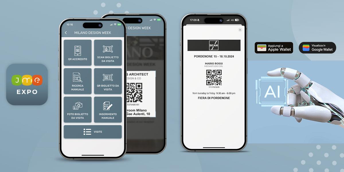 Gestisci i tuoi Eventi con facilità con l’App JME EXPO