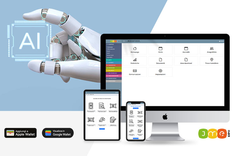 JME EXPO: i tuoi eventi con accrediti digitali nel Wallet con l'utilizzo di AI