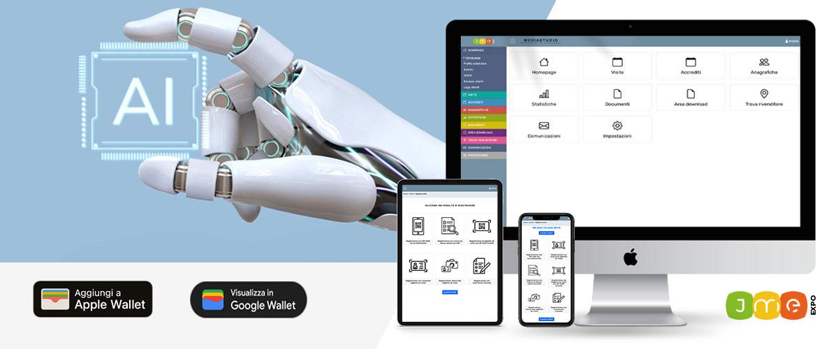 JME EXPO: i tuoi eventi con accrediti digitali nel Wallet con l'utilizzo di AI