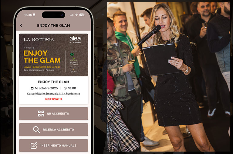 ENJOY The GLAM: l’evento glam del fuori SICAM tra design, moda, calcio, cultura in passerella nel centro storico di Pordenone