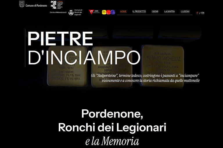 MEDIASTUDIO presenta il portale digitale della Memoria delle “Pietre d’Inciampo”